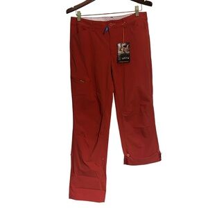 Orvis Women's Red Orange Cargo Pants